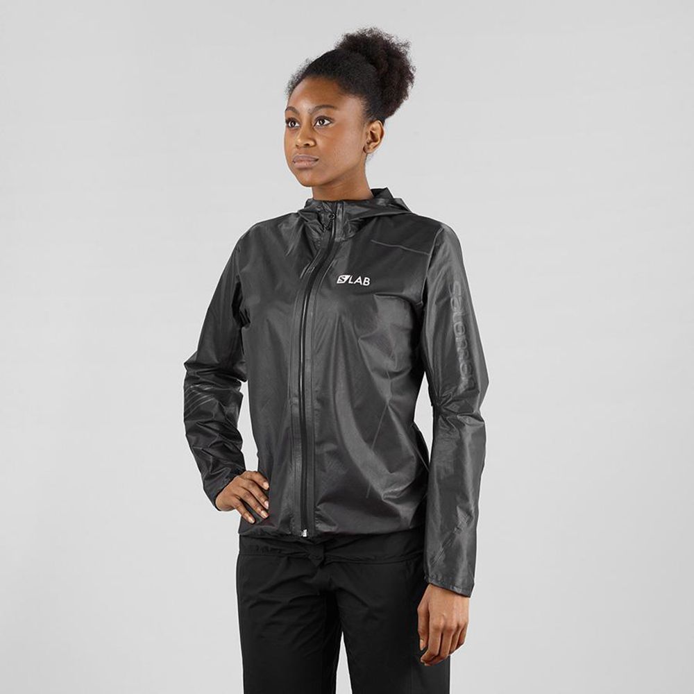 SALOMON S/LAB MOTIONFIT 360 Philippines - Women's Jackets - Black | 872195-GHN